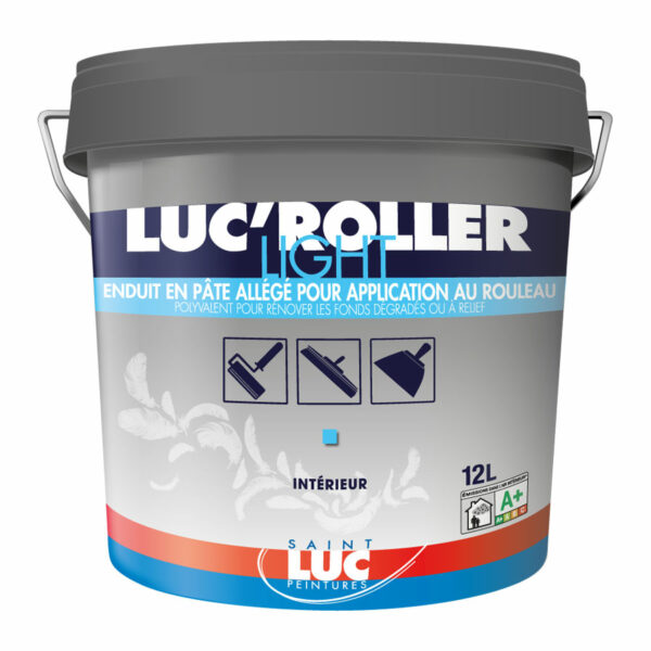 LUC’ROLLER LIGHT - Peintures Saint-Luc Enduit allégé en pâte pour application au rouleau