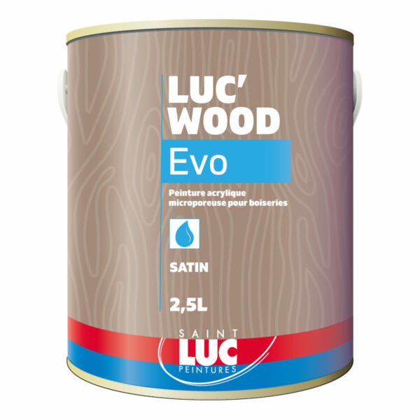 LUC'WOOD EVO 3L - PEINTURES SAINT-LUC - Gamme Bois & Métaux