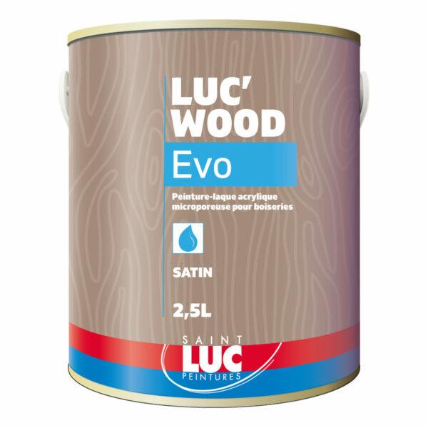 LUC'WOOD EVO 3L - PEINTURES SAINT-LUC - Gamme Bois & Métaux