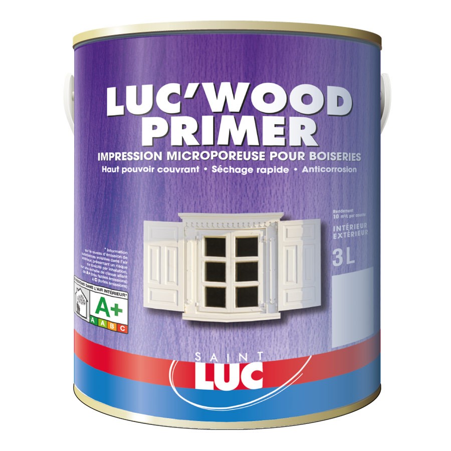 LUC’WOOD PRIMER 3 litres