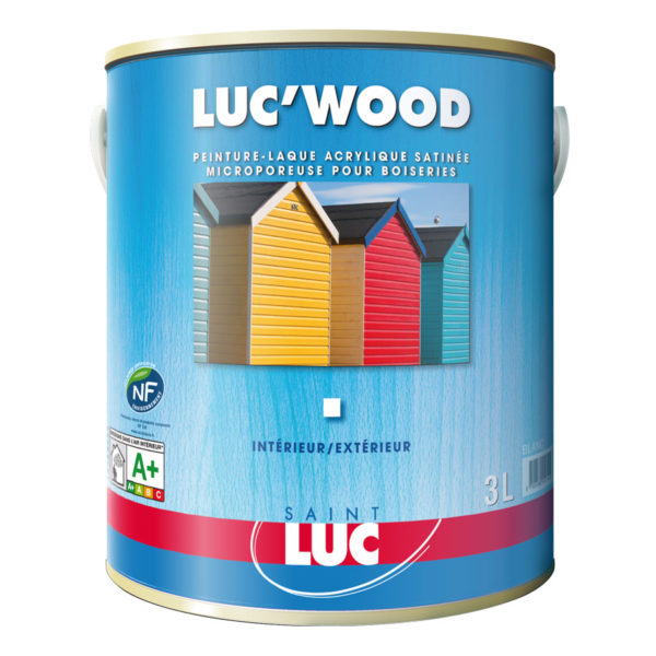 LUC'WOOD 3L - PEINTURES SAINT-LUC - Gamme Bois & Métaux