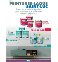 GUIDE PEINTURES LAQUE - peintures professionnelles Saint-Luc