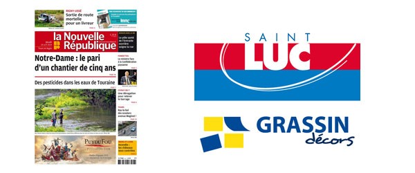 La Nouvelle République avril 2019 Grassin Décors Peintures Saint-Luc